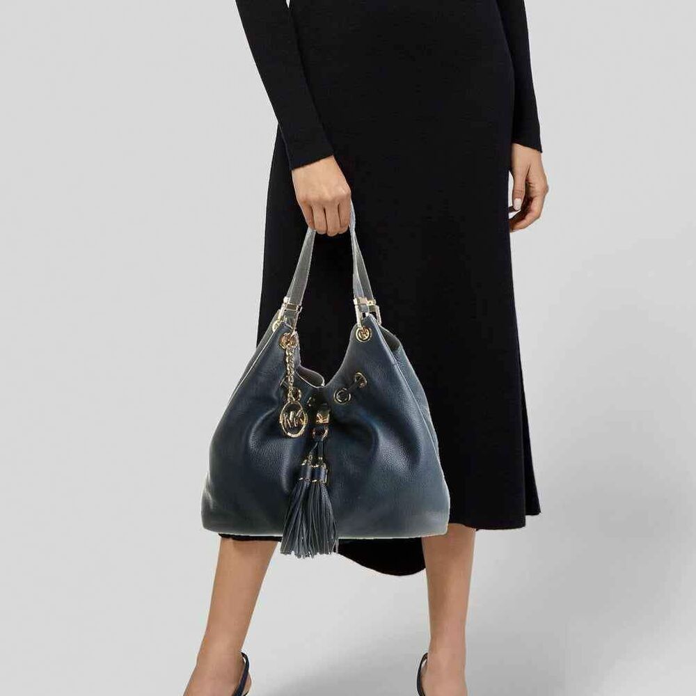 Michael Kors Mk Designer Camden Drawstring Bucket… - image 2